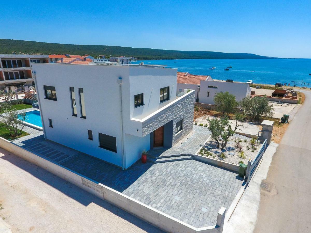 Villa Olea With Heated Pool And Jacuzzi Sukosan Bagian luar foto