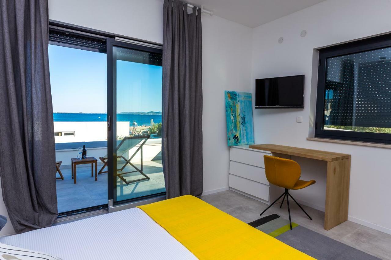 Villa Olea With Heated Pool And Jacuzzi Sukosan Bagian luar foto