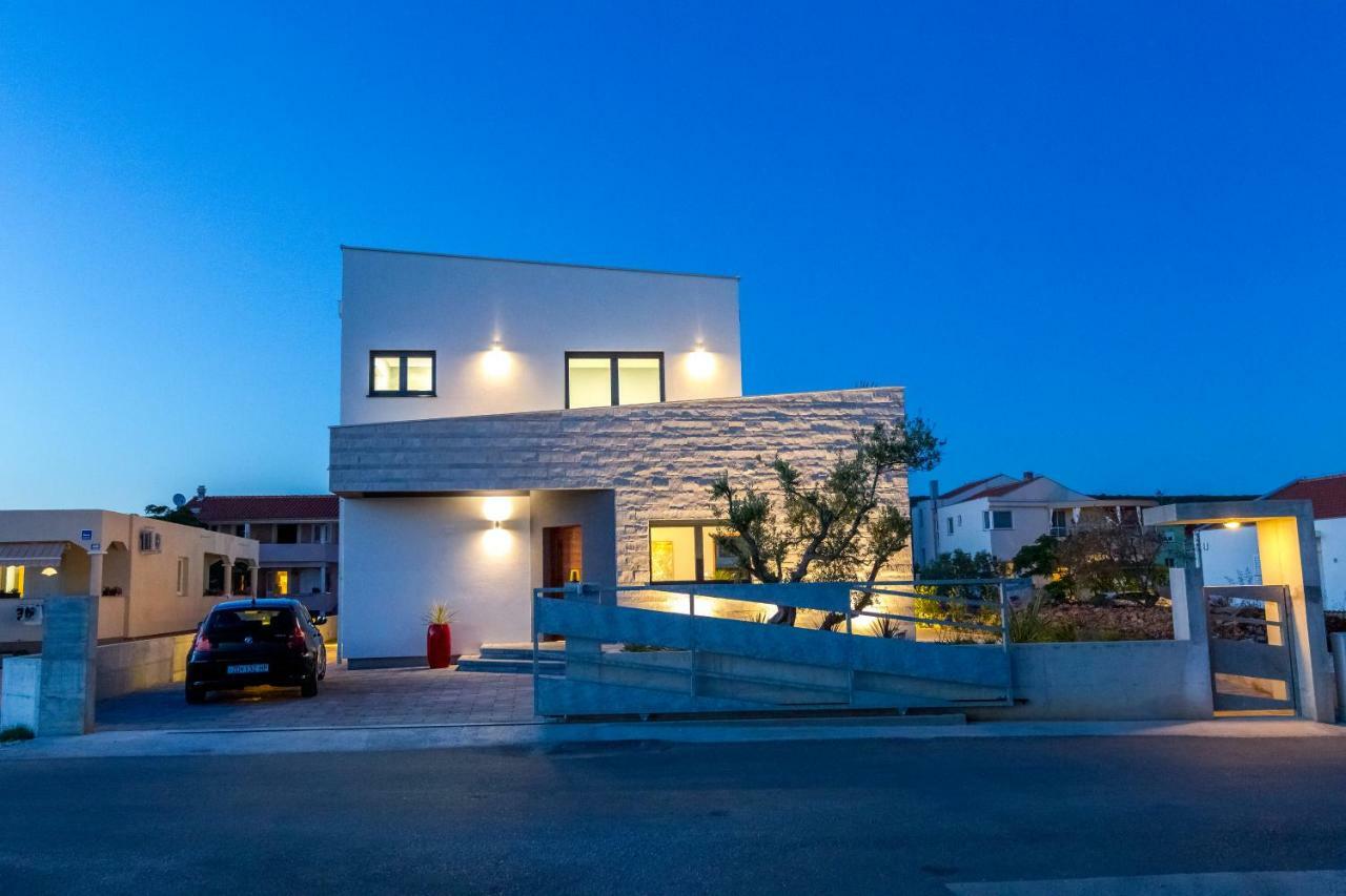 Villa Olea With Heated Pool And Jacuzzi Sukosan Bagian luar foto
